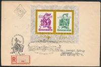 1959 Haydn blokk ajánlott FDC-n