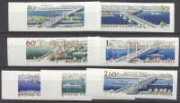 1964 Budapest hídjai vágott ívszéli sor (6.000)