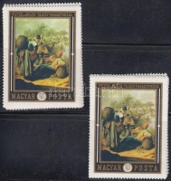 1969 Festmények (VII.) sor, benne 60f színeltéréssel + támpéldány