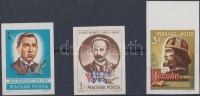 1970-1973 3 klf vágott bélyeg (3.000)