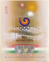 1988 Szöuli olimpiai érmesek ajándék blokk (15.000)