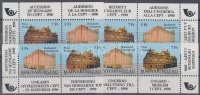 1991 CEPT csatlakozás 4 pár 4 féle ívsarok elhelyezkedéssel