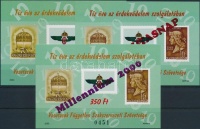 2000 Vasutasok független szakszervezeti szövetsége emlékív + 2 felülnyomott változat (3.800)