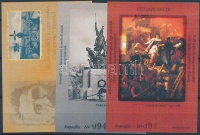 2002/35-37 Egri évfordulók 3 klf emlékív azonos sorszámmal (3.000)