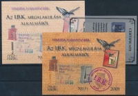2005/41 Az I.B.K. megalakulása emlékív '000000' sorszámmal + ajándék változat (9.000)