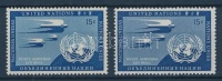 1951 Légiposta / Airmail Mi Mi 14a + 14b poroszkék / prussian blue