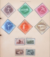 1945-1962 magyar gyűjtemény sok motívum sorral albumban