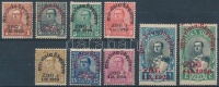1928 Ahmet Zogu koronázása sor Mi 179-187