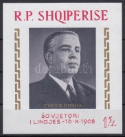 1968 Enver Hodzsa blokk Mi 34