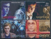 2008 Harry Potter négyestömb Mi 3280-3283