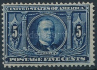 1904 Louisiana-i kiállítás Mi 157 (betapadás / gum disturbance)