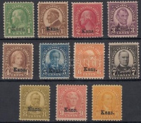 1929 Mi A316-L316 5 bélyeg közte a 8c postatiszta