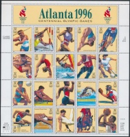 1996 Nyári Olimpia, Atlanta kisív Mi 2705-2724