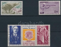 1972 2 klf önálló bélyeg + hármascsík Mi 240-241, 245-246