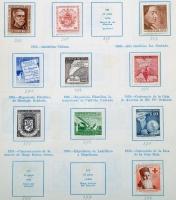 Chile gyűjtemény maradvány 1878-1969 előnyomott albumban