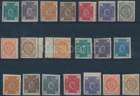 ca. 1890 Torres essayk, 20 különféle / Torres essays, 20 different