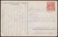 1923 Képeslap Németországba