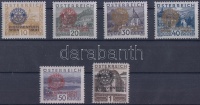 1931 Rotary sor felülnyomással Mi 518-523