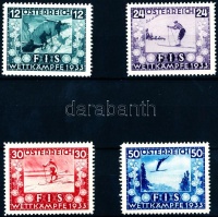 1933 Síelés sor Mi 551-554