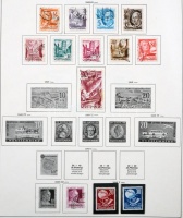 Württemberg gyűjteményrészlet Schaubek albumlapokon (Mi EUR 324,-)