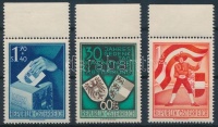 1950 30 éves a népszavazás ívszéli sor Mi 952-954