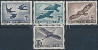 1953 Madarak sor Mi 984-987