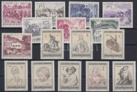 1964-1969 2 db Festmények sor Mi 1156-1163, 1307-1314