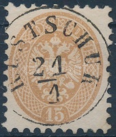 1864 15soldi 'RUSTSCHUK' Certificate: Ferchenbauer