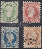 1867 Forgalmi sor 4 értéke  Mi 2II-5II