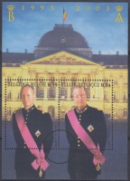 2003 Királyok blokk Mi 90 MINTA némabélyegzővel