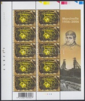 2006 Bányakatasztrófa évfordulója kisív Mi 3595