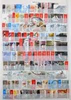Belga gyűjtemény 1965-2007 kb. 1400 klf bélyeg 8 db berakólapon (magas katalógus érték)