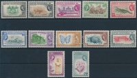 Brit Honduras 1953 Forgalmi sor Mi 141-152
