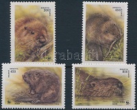 1995 WWF: Hód sor Mi 96-99 + 4 db FDC