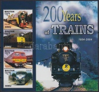 2005 200 éves a vasút kisív Mi 2446-2449