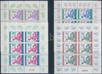 1983 Európai biztonság és együttműködés kisívsor Mi 3218-3221 (2 stecklapon)