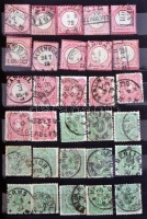 Deutsches Reich 600 db Reichpost bélyeg 6 lapos kis berakóban