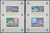 1979 Sir Rowland Hill halálának 100. évfordulója vágott sor blokk formában Mi 872-875