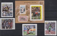 1988 Nyári olimpia, Szöul vágott sor Mi 1166-1169 + vágott blokk 240