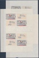 1977 A béke és együttműködés Európája vágott kettős kisívsor Mi 2407-2409