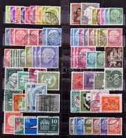 NSZK és Berlin gyűjtemény sok postatiszta és jobb értékkel 10 lapos közepes berakóban (Mi EUR ~1.109.-)