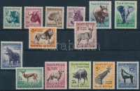 1954 Forgalmi: Állatok sor Mi 239-252