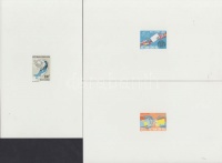 1974 100 éves az UPU Mi 572-574 de Luxe blokksor / 3 De Lux blocks