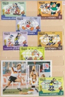 1982 Walt Disney, Labdarúgás sor 7 klf értéke Mi 758-764 + 1993 Labdarúgás blokk Mi 247