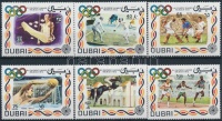1972 Nyári olimpia sor Mi 410-415