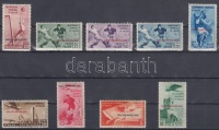 1934 Labdarúgó VB Mi 137-145 (137 pici elvékonyodás / small thin paper)