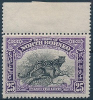 1931 Észak-Borneói Társaság ívszéli bélyeg Mi 220