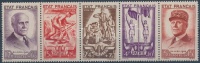 1943 Pétain ötöscsík Mi 589-593
