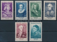 1955 Híres emberek sor Mi 1053-1058 (**Mi EUR 140,-)