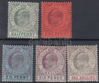 1903 Mi 37-38 + 40-42